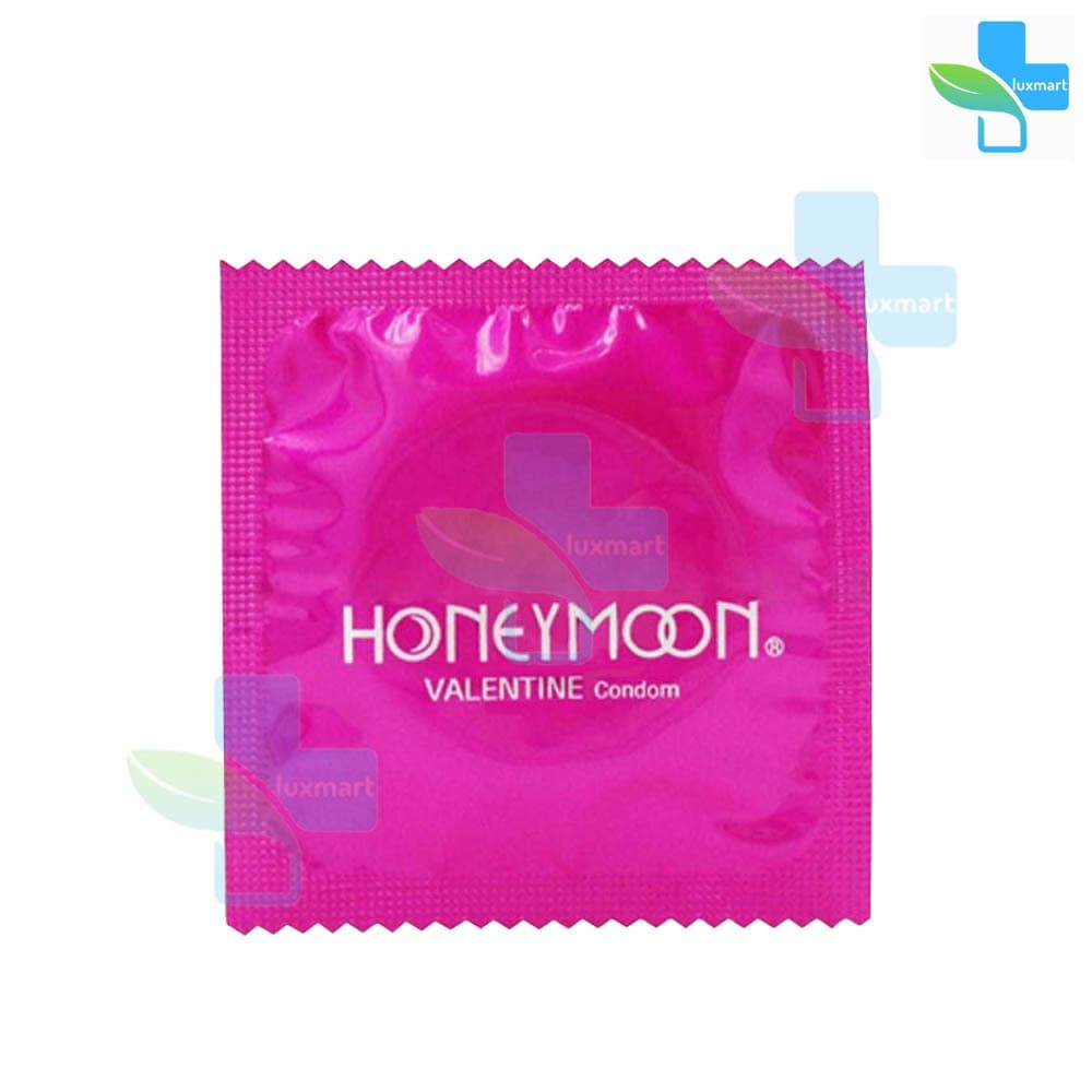 Honeymoon Valentine ถุงยางอนามัย ฮันนีมูน วาเลนไทน์ ขนาด 52 มม. บรรจุ 100 ชิ้น JJ 5262 ถุงยาง Condom รูปที่ 4