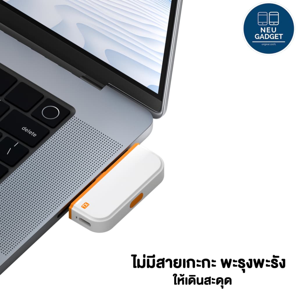 อุปกรณ์แชร์หน้าจอไร้สาย 1080P HDTV to Type-C HDMI Wireless Transmitter Receiver รับสัญญาณถึง 50เมตร รูปที่ 7