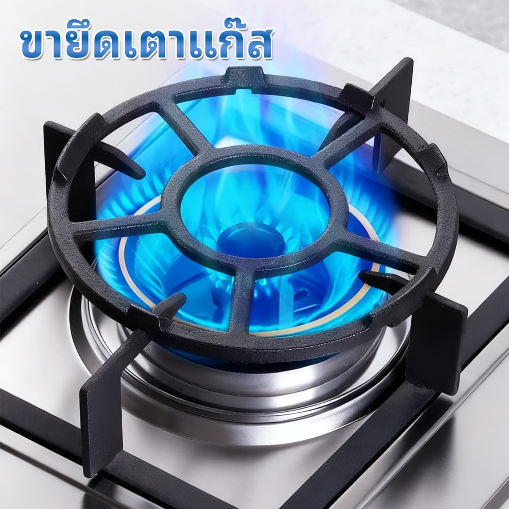 ขารองเตาแก๊ส ขาตั้งหม้อ ชั้นวางเสริมเตาแก๊ส ทนความร้อนสูง กันลื่น วางภาชนะขนาดเล็ก ใส่ได้หลายรุ่น ใช้ได้กับเตาทุกแบบ รูปที่ 1