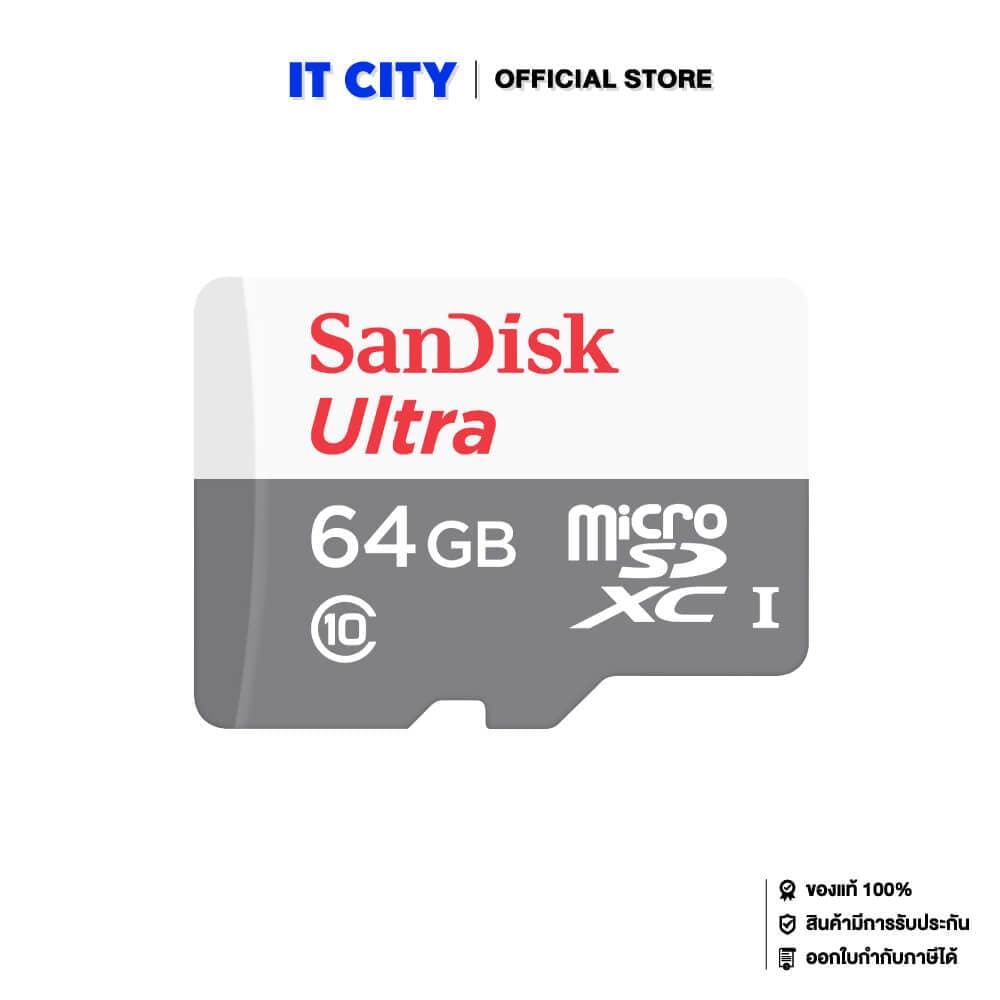 SANDISK Micro SD Ultra 64GB, 100MB/s read, C10 Micro SD Cards ME6-000902