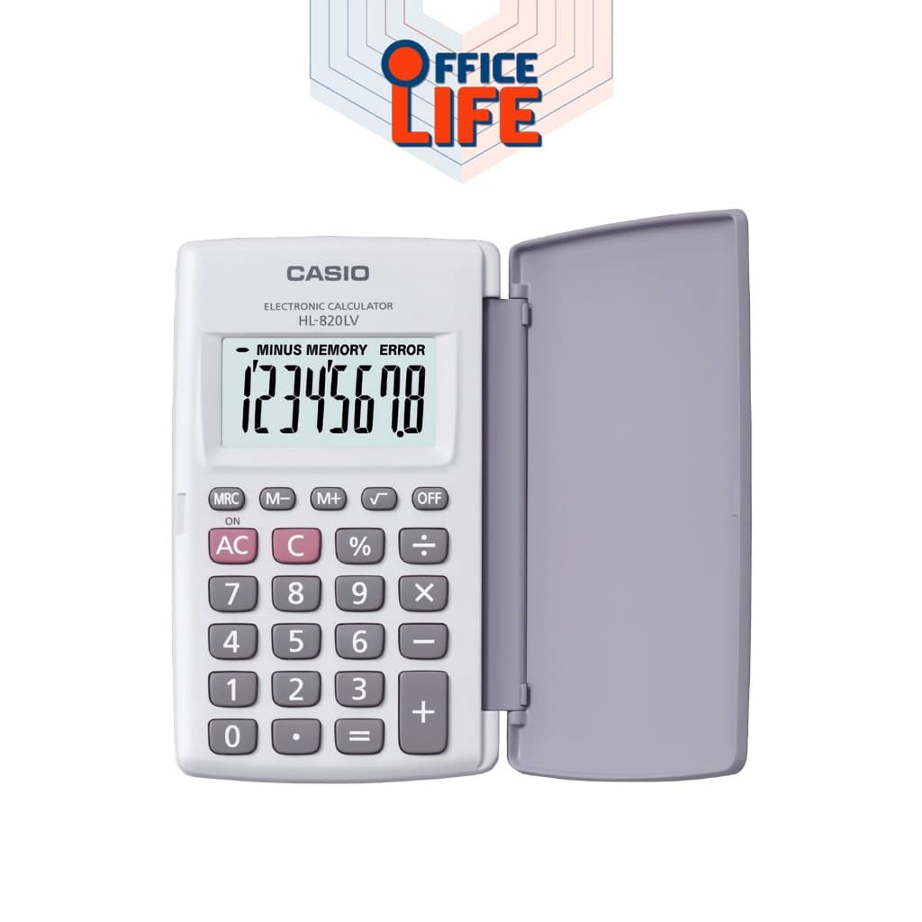 Casio เครื่องคิดเลข รุ่น HL-820LV 8 หลัก ขนาดเล็กพกพา รูปที่ 5