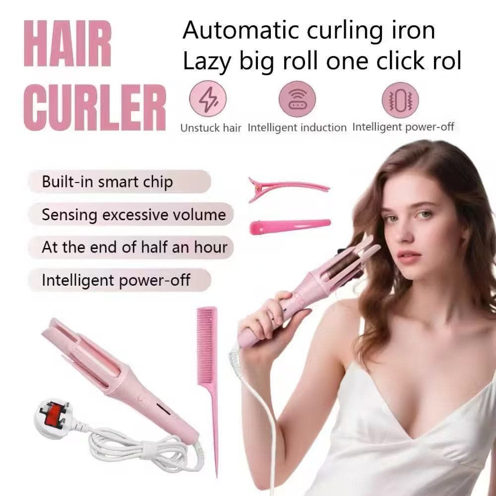 ม้วนผมอัตโนมัติ เครื่องม้วนผม32mm / 28mm ที่ม้วนผมลอน 32mm ความร้อนผมอย่างรวดเร็ว เครื่องม้วนผมอัตโนมัติ รูปที่ 6