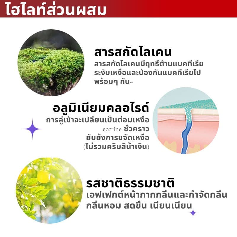 Old Spice โรลออน Anti-perspirant ระงับกลิ่นกาย 72ชั่วโมง ระงับเหงื่อและระงับกลิ่นกา รูปที่ 4
