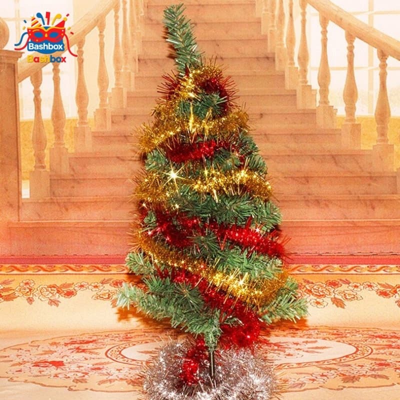 สายรุ้งปีใหม่พู่ประดับ ขนาด 2 เมตร หนา 9 ซม Christmas ตกแต่ง คริสมาสต์หรือเทศกาลปีใหม่ สำหรับปาร์ตี้ วันเกิด รูปที่ 9