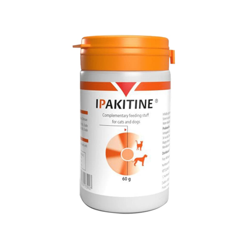 IPAKITINE อาหารเสริมช่วยดักจับฟอสฟอรัส ชนิดผงโรยอาหาร สำหรับสุนัขและแมวโรคไต 60 g. รูปที่ 2
