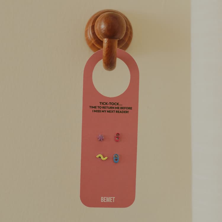 Bemet Ditto stud set ต่างหูสแตนเลส รูปที่ 2