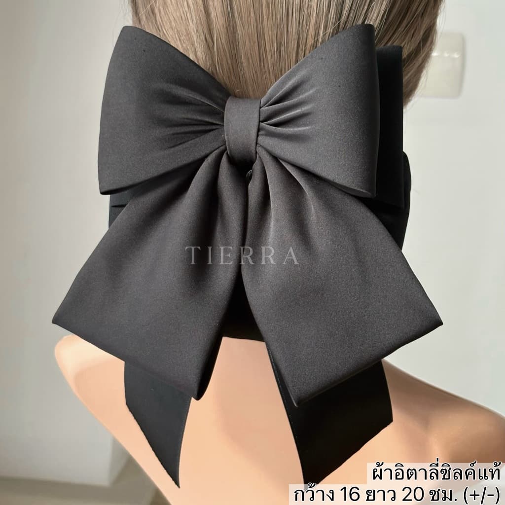 เน็ตติดผมสีดำ ใส่งานพิธี ใส่ทำงาน สวยสุภาพ แบรนด์เทียร์ร่า รูปที่ 3
