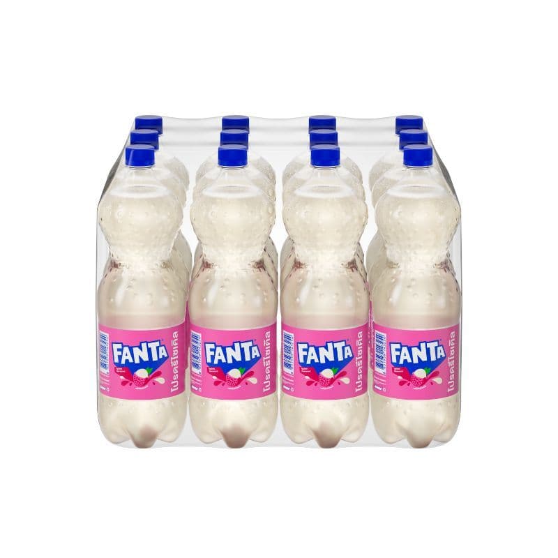 แฟนต้า น้ำอัดลม ลิ้นจี่ 1.5 ลิตร 12 ขวด Fanta Soft Drink Lychee 1.5L Pack 12 รูปที่ 2