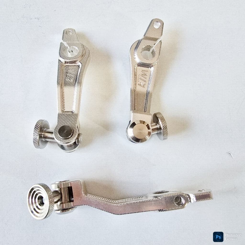 มือลิง KTM CNC ตัวปรับสแตนเลสแท้ รุ่นWAVE125/110i/ชุปเปอร์คัพ/ใส่เวฟได้ทุกรุ่น รูปที่ 5
