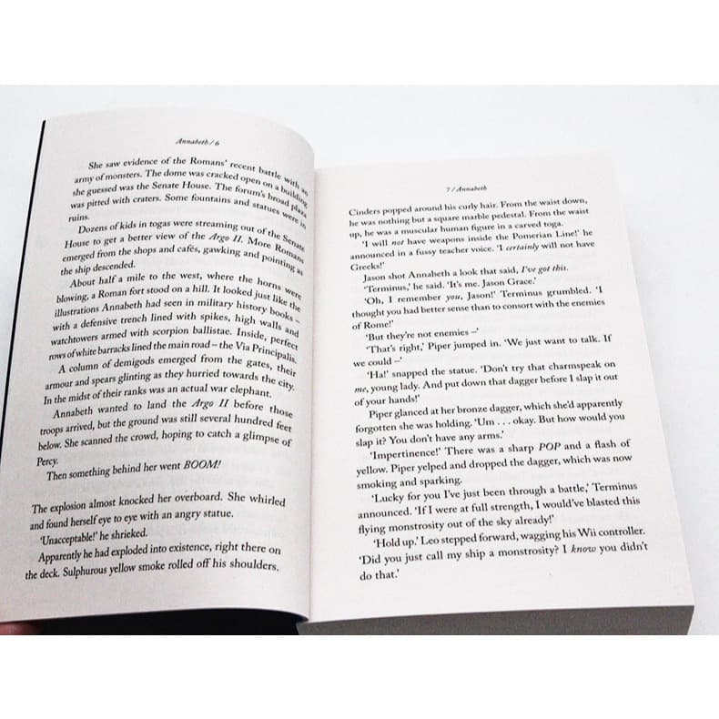 5 Books/Set Percy Jackson & The Olympians Level 1/2 Novel Books Children's English Picture Book Sets รูปที่ 9