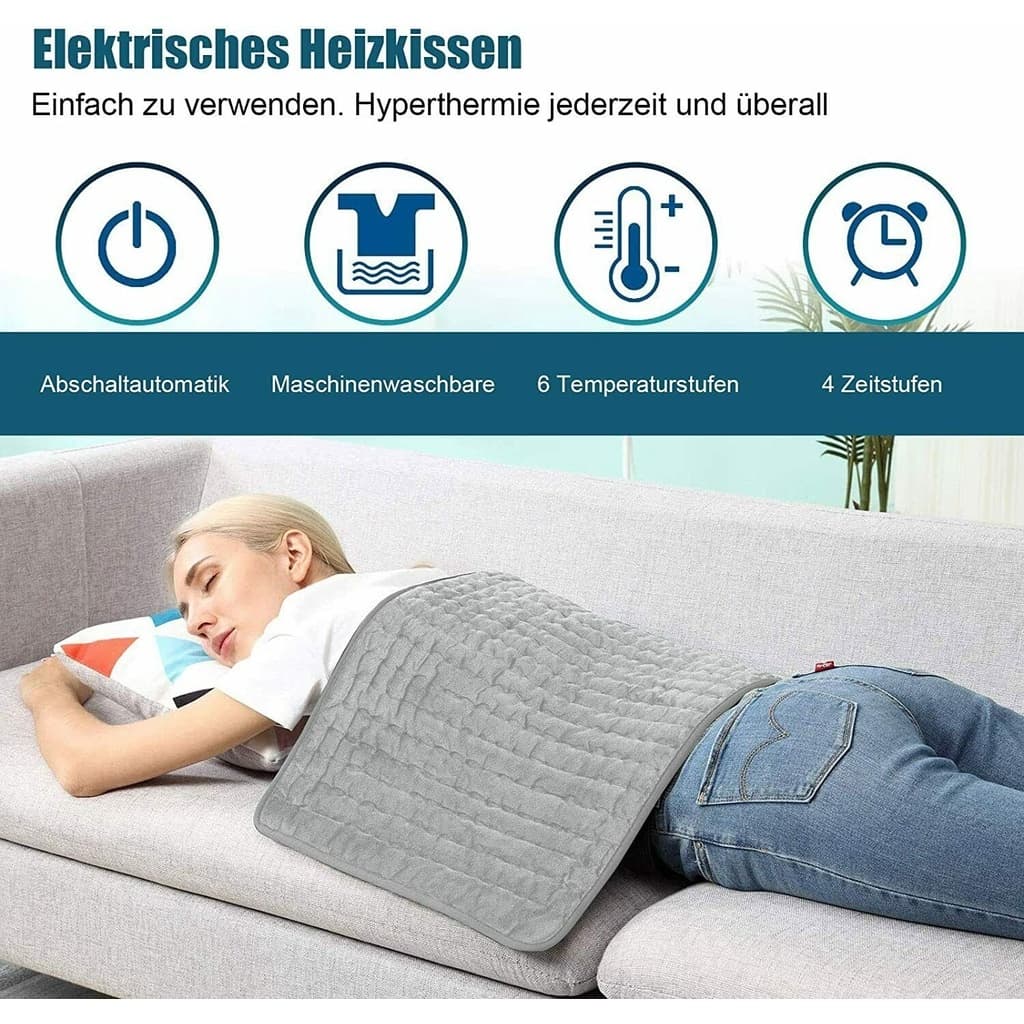 ถุงร้อนประคบ ถุงร้อนไฟฟ้า ThermoPad Heating Pad แผ่นประคบร้อนไฟฟ้า ขนาด 60x30cm มีการร80*40 รูปที่ 8