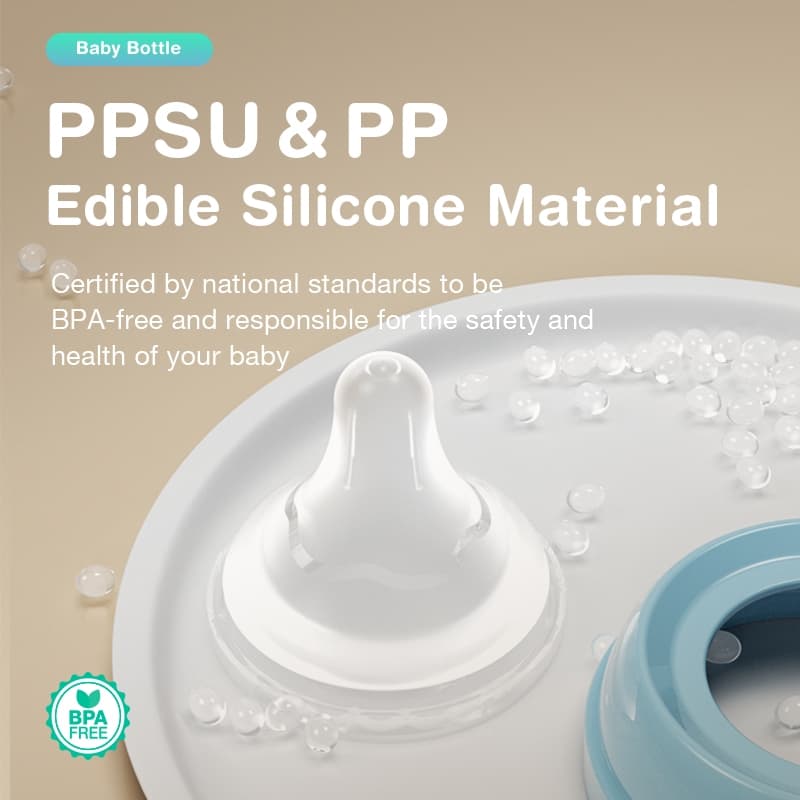 Preferred ขวดนม PPSU ยืดหยุ่น ทนทาน ระบบป้องกันท้องอืด ผ่านมาตรฐาน SGS - PB01/PB02 รูปที่ 3