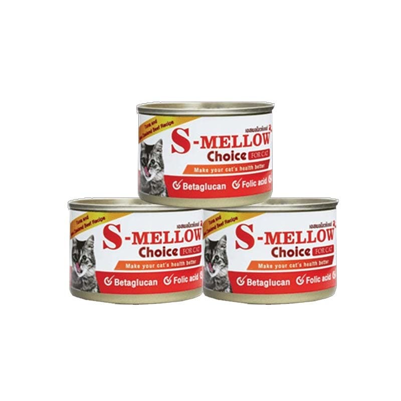 S-Mellow Choice Cat เอสเมลโลวช้อยส์ อาหารสำหรับแมวพักฟื้นแมวป่วย รูปที่ 3
