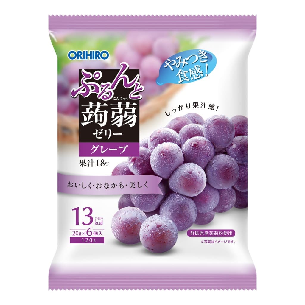 Orihiro Jelly Grape โอริฮิโระ เจลลี่ เกรป 120g. รูปที่ 1