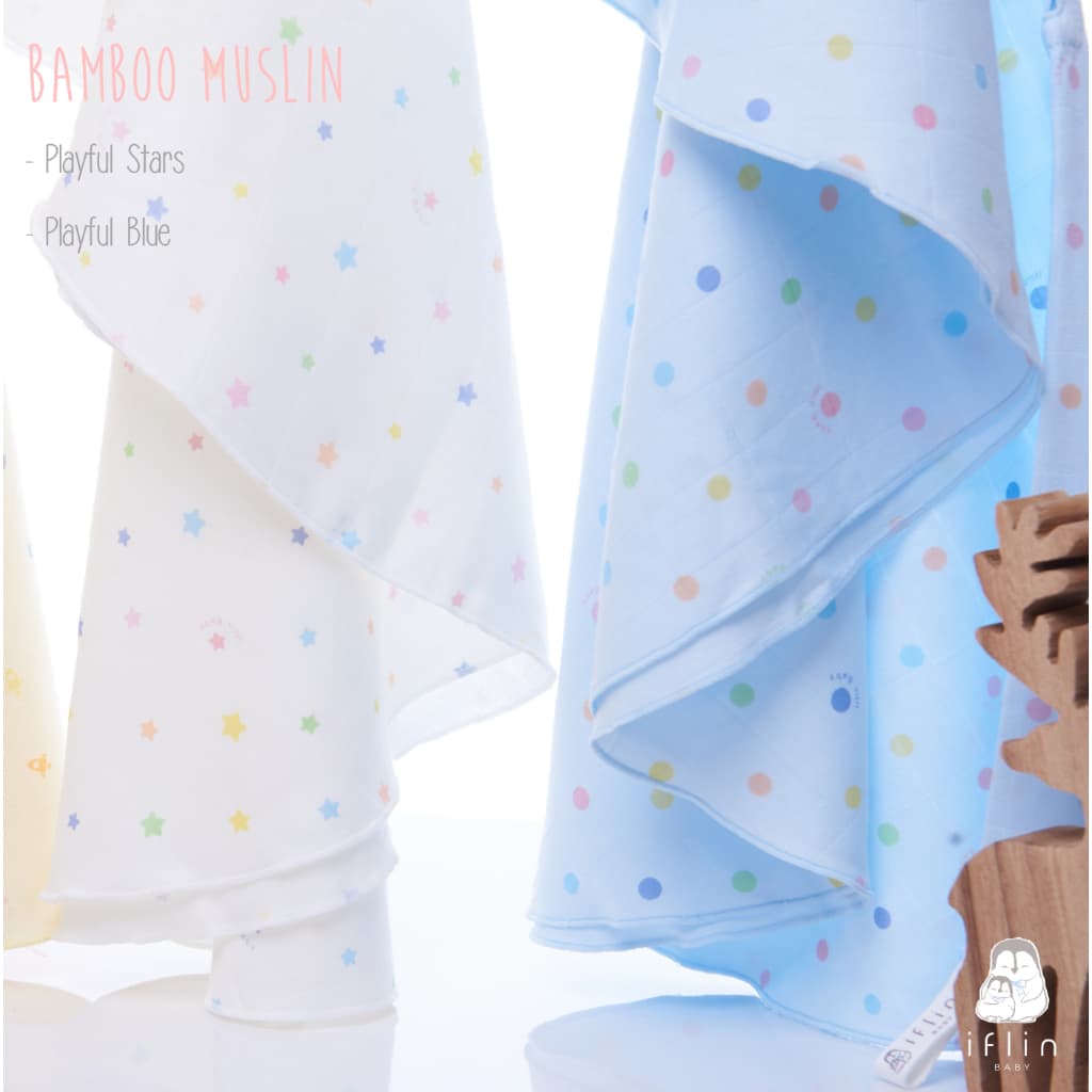 Iflin Baby - ปลอกหมอนข้าง สำหรับ เด็กแรกเกิด - Baby Bolster Case รูปที่ 6