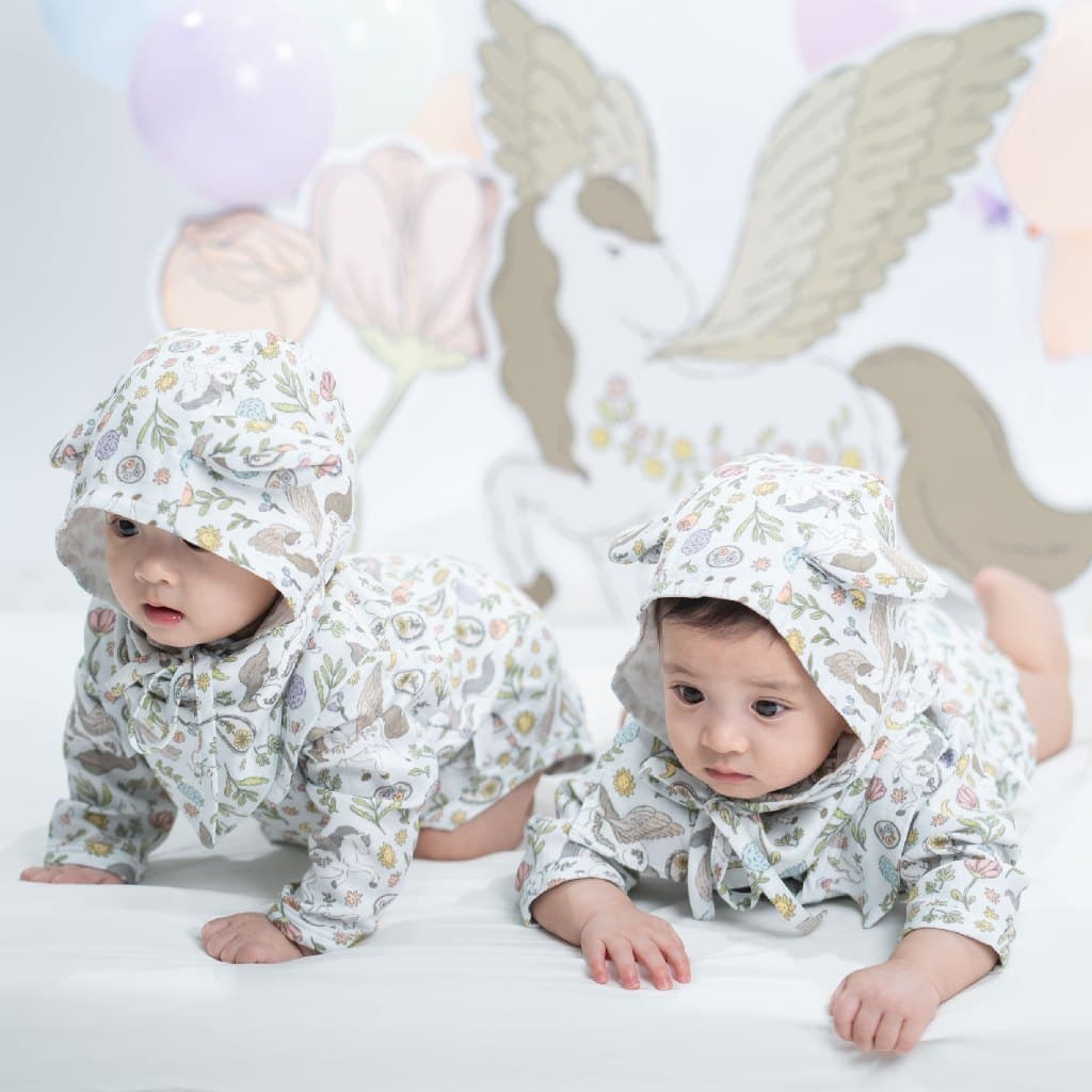 Baby and Co. Little Animal Hat หมวกสัตว์ตัวน้อย ใยไผ่ Horse Collection รูปที่ 3