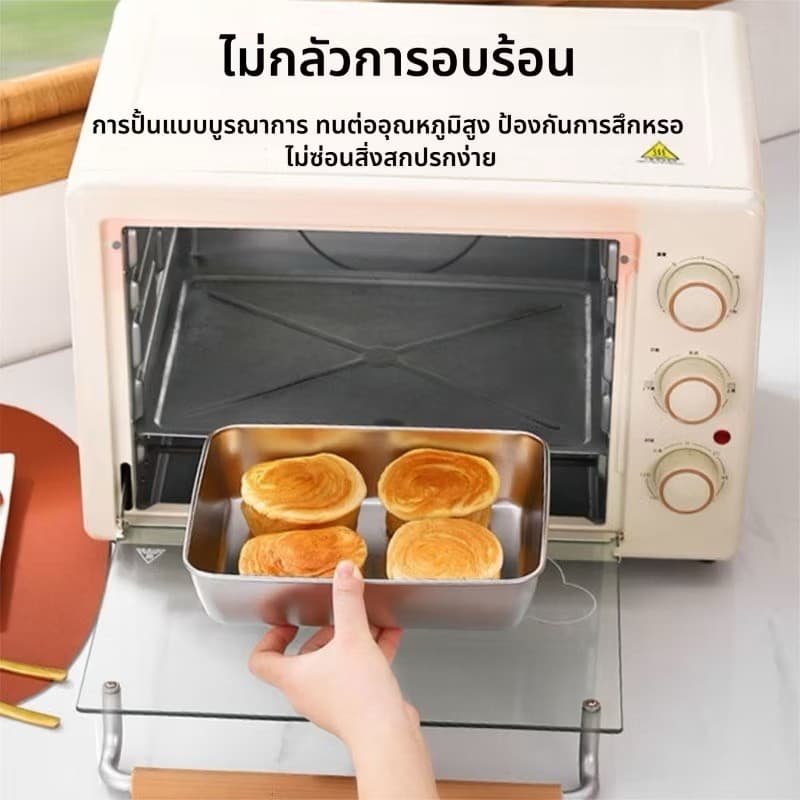 กล่องเบนโตะ CF HOME กล่องอาหารกลางวันสำหรับตั้งแคมป์ ป้องกันการรั่วซึม ใช้กับไมโครเวฟได้ ภาชนะเก็บอาหารสแตนเลสความจุขนาด รูปที่ 8