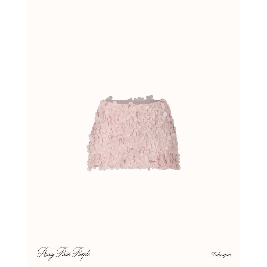 Fabrique.co - Rosy Posie Skirt กระโปรงสััน กระโปรฃ กระโปรงผู้หญิง กระโปรงออกงาน รูปที่ 8
