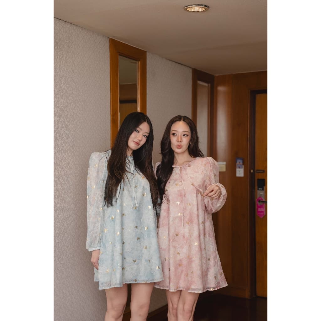 Pamlook Cara dress ผ้าซิลค์ รูปที่ 1