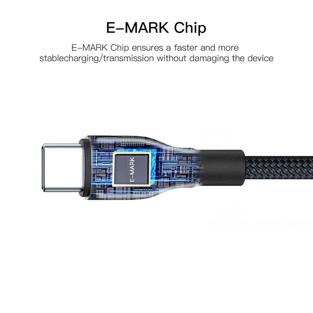 Orsen by eloop S6 สายชาร์จเร็ว USB Type-C to Type-C ยาว 1.5 ม. รองรับ QC4.0 PD 240W สายชาร์จ รูปที่ 8