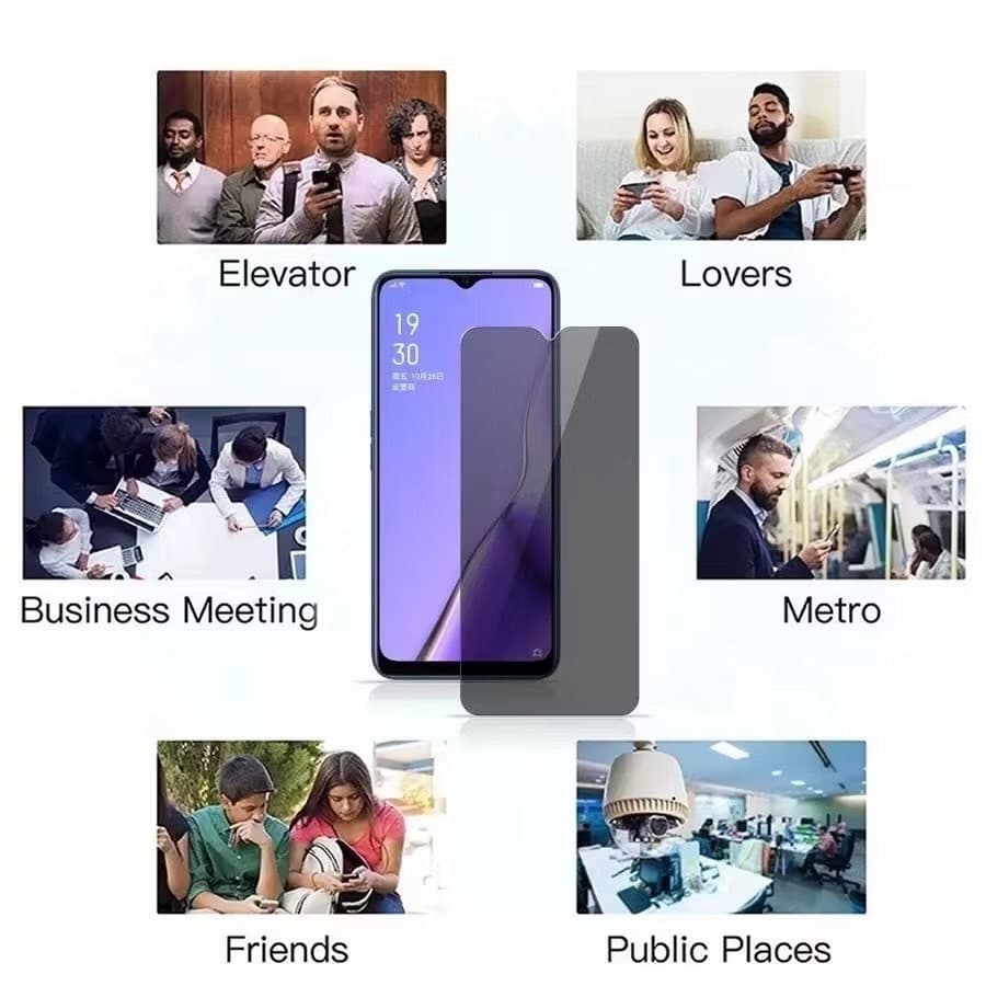 ฟิล์มกระจก กันมอง ฟิล์มกันเสือก สำหรับ OPPO Reno14 pro Reno14F Reno13 Reno13F ฟิล์มกันมองกันเสือก รูปที่ 7