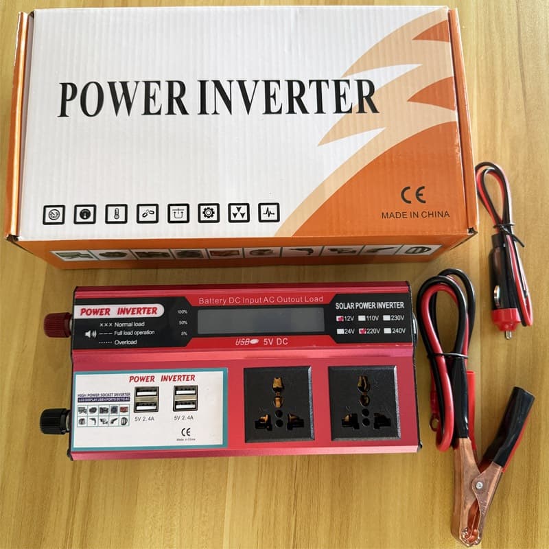 ส่งจากกรุงเทพ อินเวอร์เตอร์6000W inverter pure sine wave inverter 12v to 220vแปลงไฟ รถยนต์หม้อแปลงไฟ รูปที่ 9