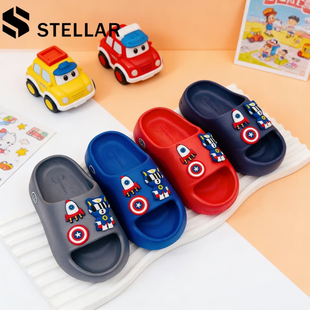 [ส่งทุกวัน] ใหม่❗❗STELLAR รองเท้าแตะเด็ก ลิขสิทธ์แท้ รุ่นเบา พื้นนุ่ม สบายเท้า น่ารัก