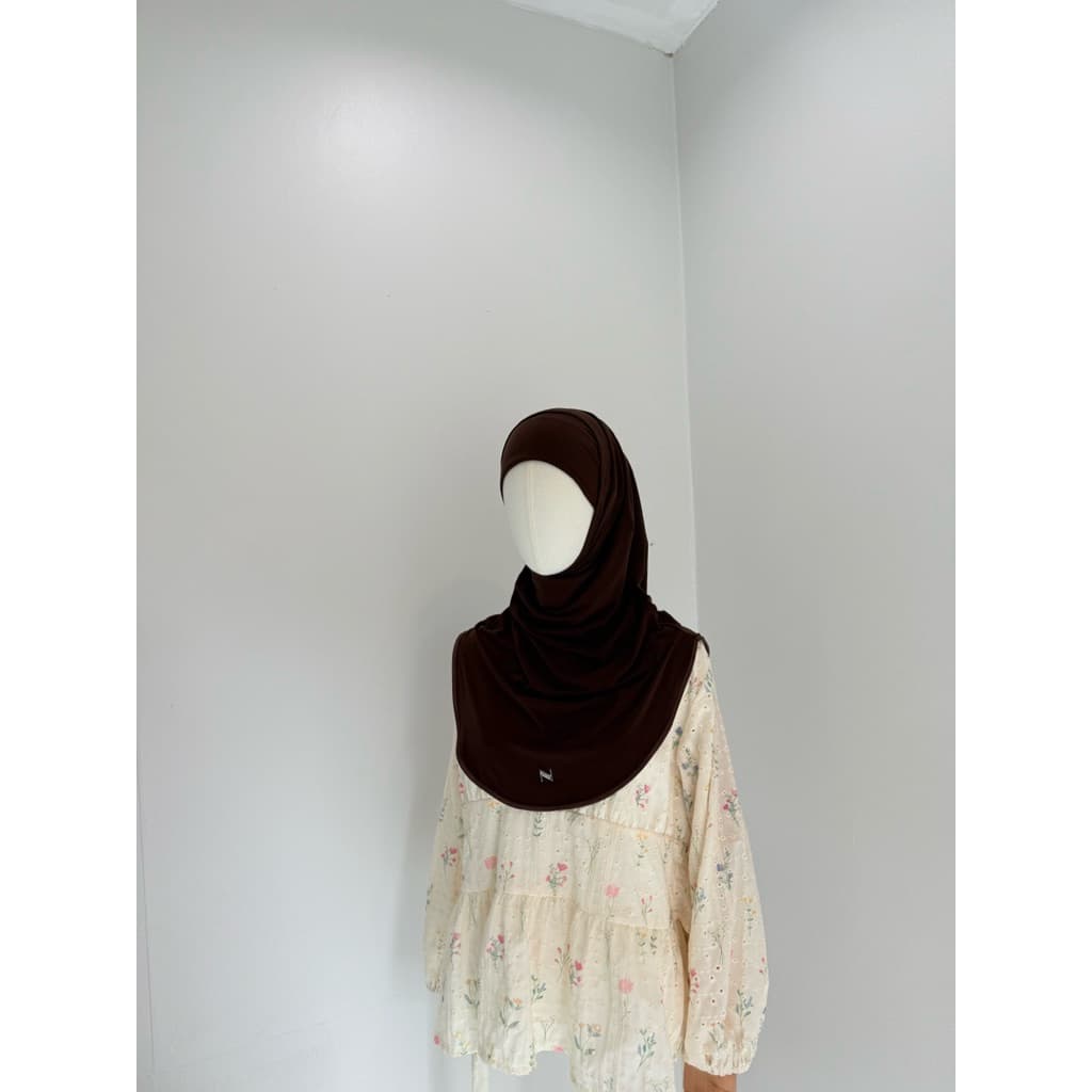 Naree รุ่น LUNA ผ้ายืด ITY ผ้าคลุมแม่ลูก ทรงหมุน ขอบกุ้น รุ่นใหม่ ขนาดหน้า 11-12 / 4 size S M L XL รูปที่ 3