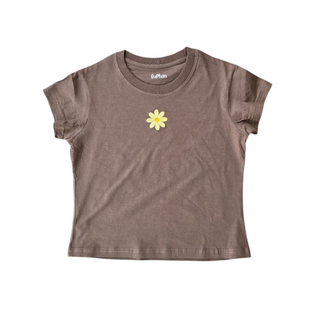 chicchi.cshop | เสื้อbabytee ลายปักดอกdaisy รูปที่ 3
