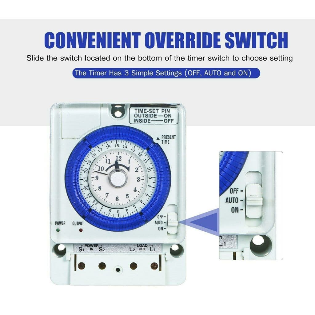 Timer Switch 20A เครื่องตั้งเวลา เปิด-ปิด อุปกรณ์ไฟฟ้า อัตโนมัติ ถูกที่สุด !! รูปที่ 7