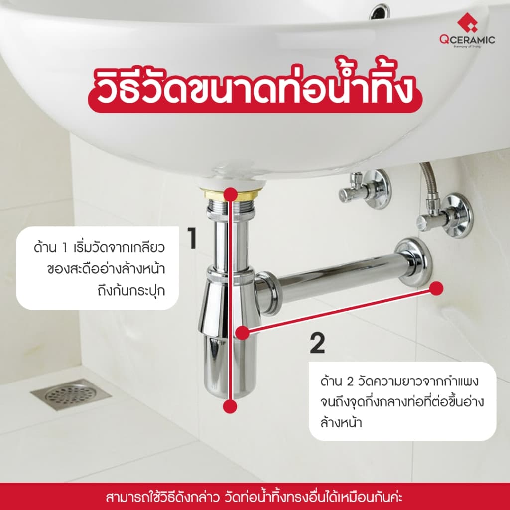 VRH ท่อน้ำทิ้ง Bottle Trap แบบตรง รุ่น HLA09-LA109L , HLA09-LA109S ท่ออ่างล้างหน้า รูปที่ 9