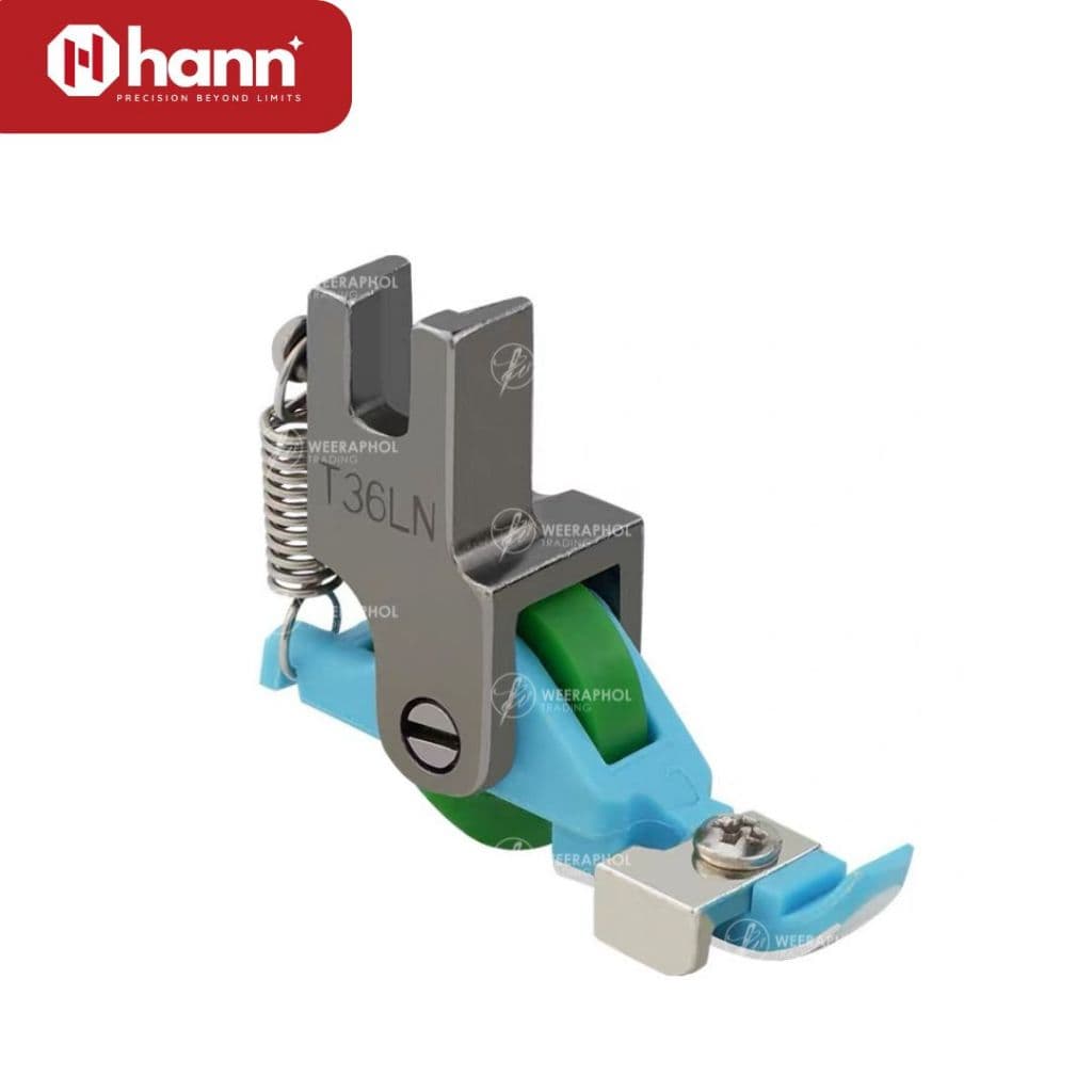 HANN ตีนผีล้อซิปซ่อนอเนกประสงค์ T36LN สำหรับจักรเย็บอุตสาหกรรม สามารถปรับขนาดตามฟันซิปได้ รูปที่ 6