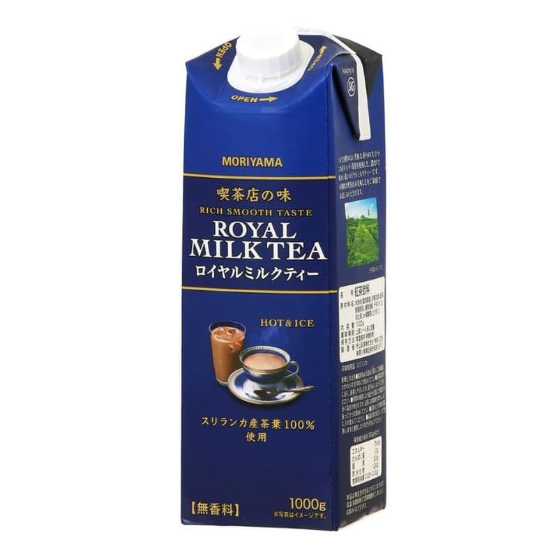 Moriyama Royal Milk Tea 1000 ml เครื่องดื่มชานม จากญี่ปุ่นแท้100% รูปที่ 2