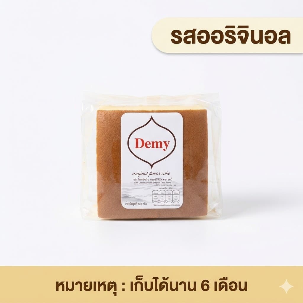 ขนมเค้กไข่ใต้หวัน หอมนุ่ม ขนาด 120 กรัม Ranli มีหลากรส รูปที่ 1