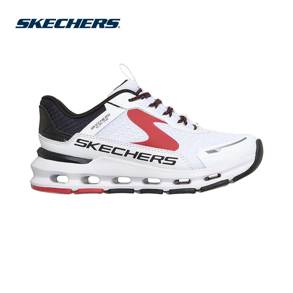 Skechers สเก็ตเชอร์ส รองเท้าเด็กผู้ชาย Boys Slip-ins Glide-Step Plus Vista-Lane Shoes - 404203L-WBKR รูปที่ 1