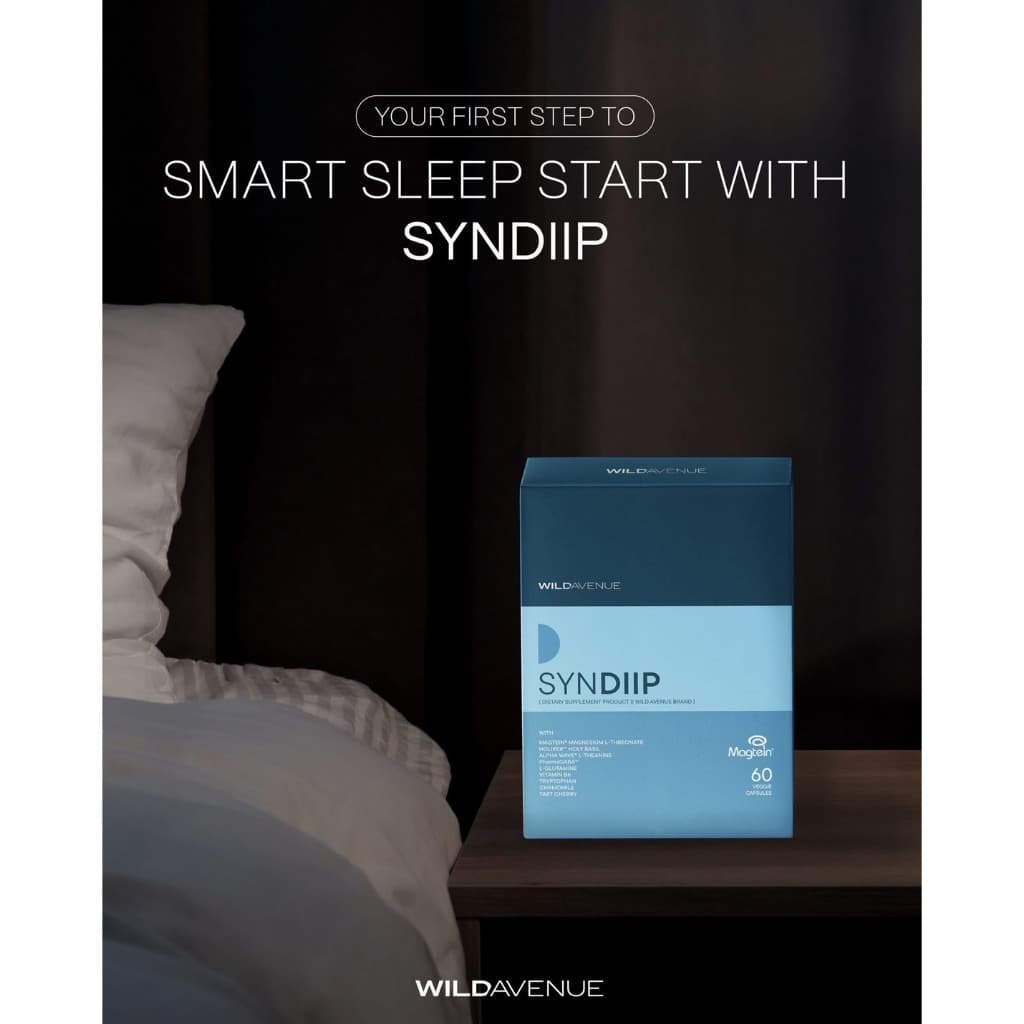 Wild Avenue SYNDIIP วิตามินเพื่อส่งเสริมคุณภาพการนอนหลับ Smart Sleep starts with SYNDIIP รูปที่ 3