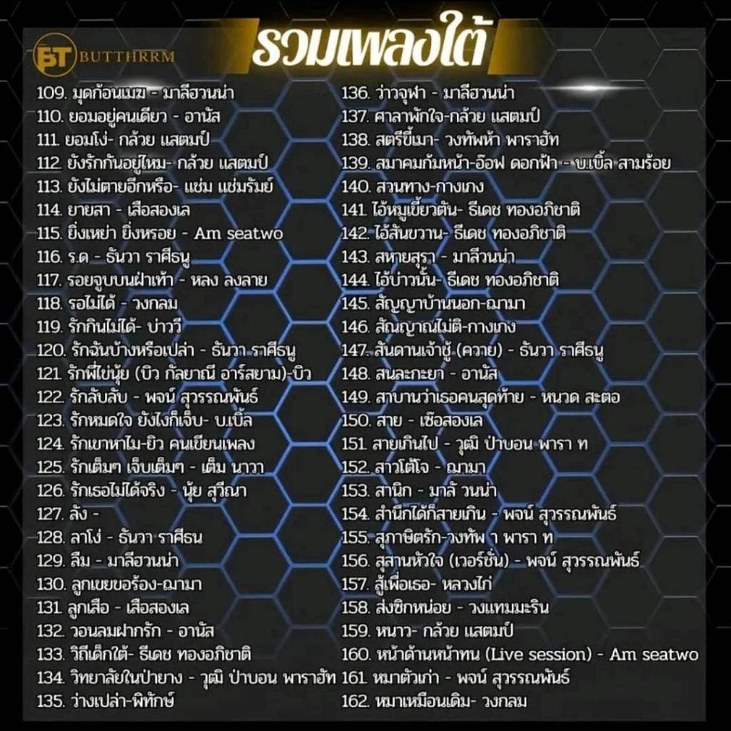 USB แฟลชไดร์ฟ รวมเพลงใต้ 249 เพลง ฟังในรถ ฟังเพลินๆ ยาวๆ รูปที่ 3