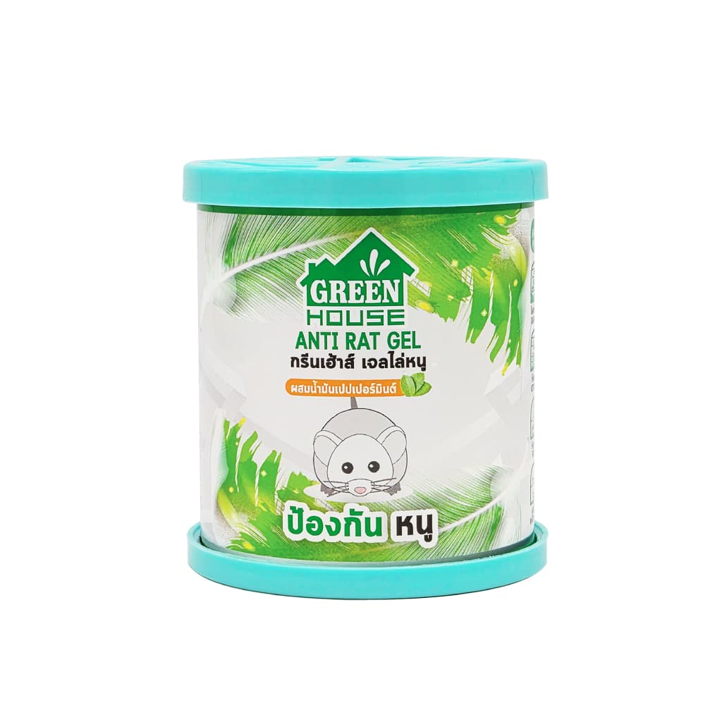 Green House สเปรย์ไล่หนู 300 มล. หัวฉีดรุ่นพิเศษ สูตรธรรมชาติ เจลไล่หนู 80 กรัม Anti-Rat Spray & Gel รูปที่ 2