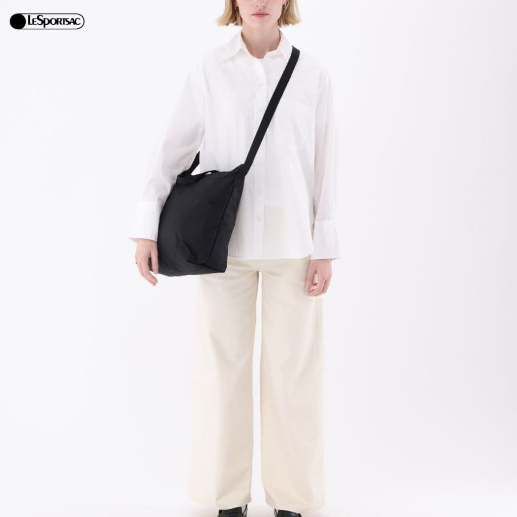Lesportsac Deluxe Easy Carry Tote Crossbody Bag กระเป๋าสะพายข้างพาดลำตัว Style 4360 รูปที่ 6