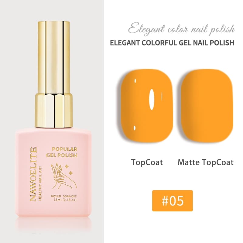 Nawoelite สีทาเล็บเจล เจลทาเล็บ ทำเล็บ เจลเล็บครบเซ็ท 48สีโทนบิวตี้ ใช้กับหลอดอบUV&LED สีทนทานไม่แตก 15ml รูปที่ 7