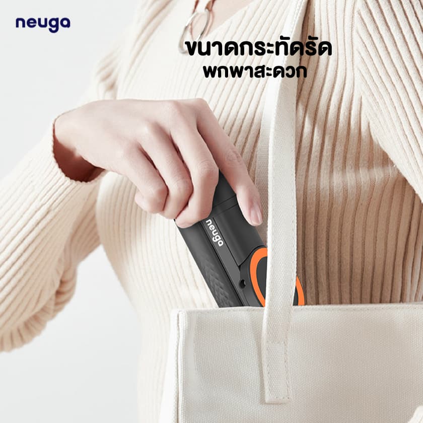 NEUGA V7-Mini 3in1 Tripod Vacuum Magnet ขาตั้งมือถือ ไม้เซลฟี่ ขาตั้งโทรศัพท์ สุญญากาศ แม่เหล็ก สำหรับ Vlog/Live สด รูปที่ 8