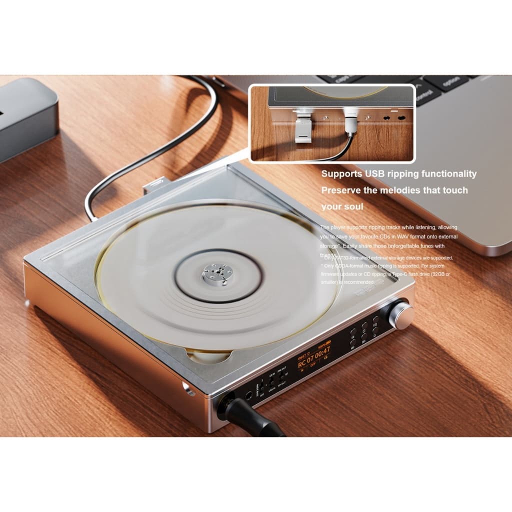 FiiO DM15 R2R เครื่องเล่นซีดีพกพา ฟังก์ชันล้ำสมัย ของแท้ ส่งจากไทย รูปที่ 8