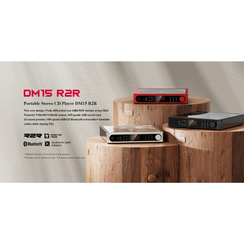 FiiO DM15 R2R เครื่องเล่นซีดีพกพา ฟังก์ชันล้ำสมัย ของแท้ ส่งจากไทย รูปที่ 3