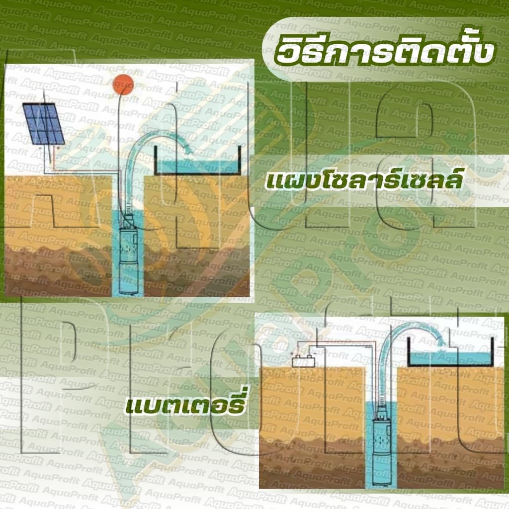 ปั๊มบ่อน้ําลึก, ปั๊มน้ํา DC 12V / 24V,ปั๊มบาดาลพลังงานแสงอาทิตย์，ปั๊มบาดาล ปั๊มน้ำซัมเมอ ร์ปั๊มน้ำบาดาล ปั๊มดูดน้ำลึก รูปที่ 6