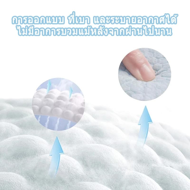 12-36 ชิ้น ชุด ผ้าอ้อมสุนัขและแมว ซึมซับเร็ว ระบายอากาศได้ดีและสวมใส่สบาย ผ้าอ้อมแบบใช้แล้วทิ้ง อุปกรณ์แมว ถาดรองฝึก รูปที่ 3