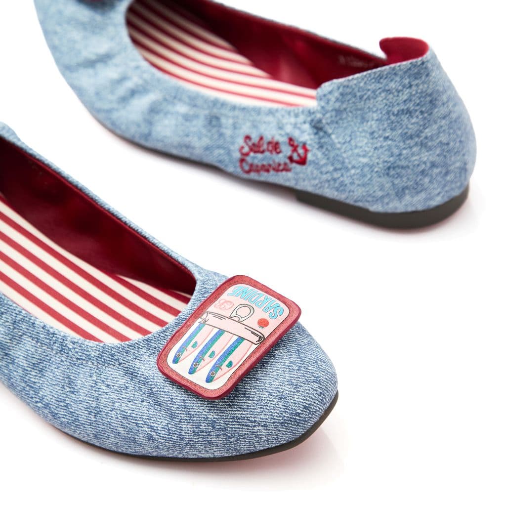O&B รองเท้าหนังแกะแท้ รุ่น AUDREY CAPARICA IN LISBON BLUE-11286SA09738F_S6BLXX รูปที่ 3