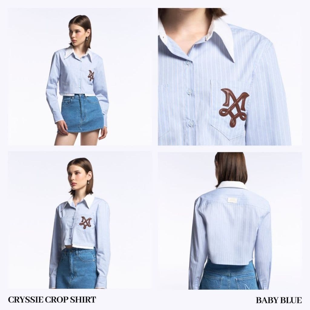 Merge Official - Cryssie Crop Shirt รูปที่ 3