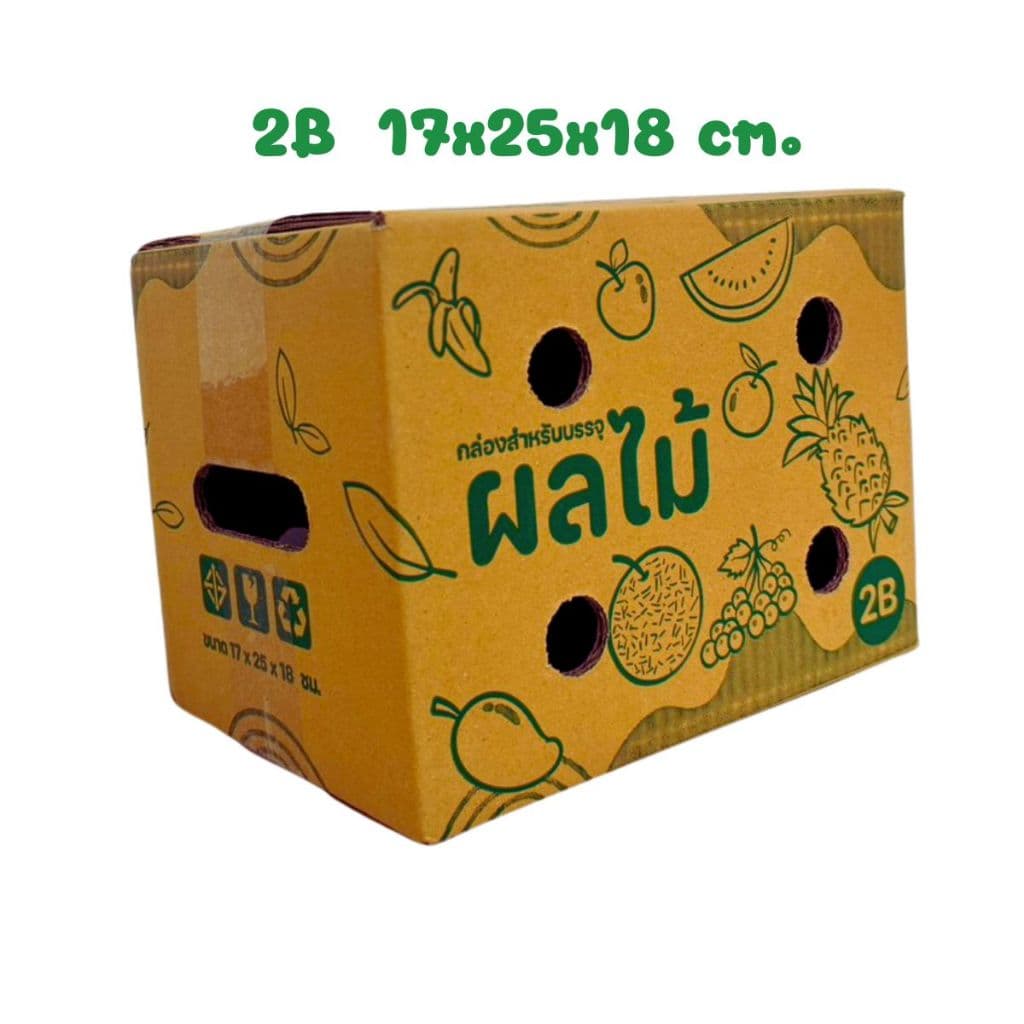 กล่องใส่ผลไม้ อย่างหนา 5 ชั้น กล่องบรรจุผลไม้ 10 ใบ รูปที่ 4