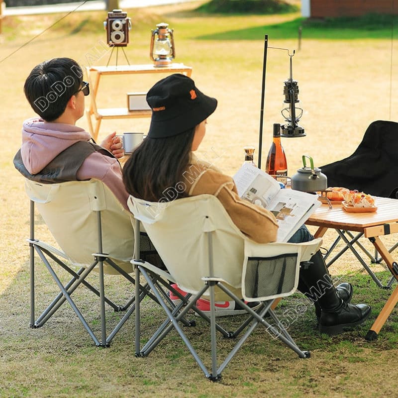 TANYE เก้าอี้แคมป์ปิ้ง เก้าอี้สนาม campingเก้าอี้พับพกพา เก้าอี้พับแคมป์ปิ้ง อุปกรณ์แคมปิ้ง ท่ออลูมิเนียมหนา เก้าอี้สนาม รูปที่ 8