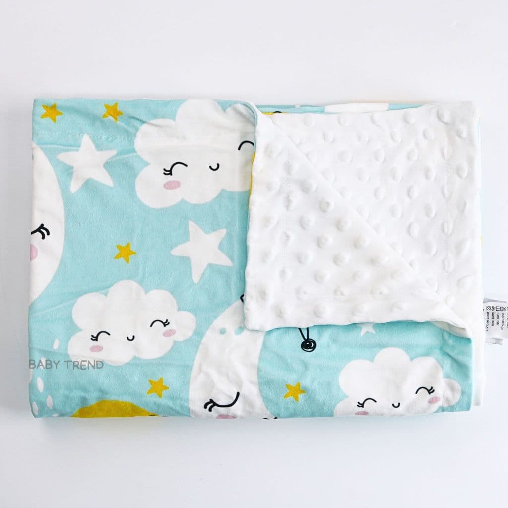 Little Home Baby ผ้าห่มดอทขนมิ้ง 2 ชั้น สำหรับเด็กแรกเกิด-2 ขวบ ขนาด 110x75cm ผ้านุ่มลื่น อุ่นสบาย รูปที่ 6